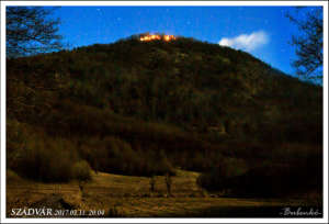 Szadvar lit by torches