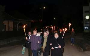 Procession in the village