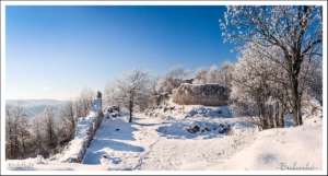 RUINS IN WINTER