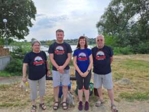 Our team on the Szigetzug Danube Days