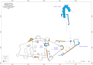 Planned locations for digging