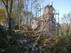 Reinforced wall (from SE)
