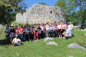 Visitors in Szadvar after the guided tour