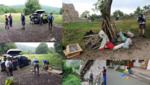 Collecting tools and taking them to the castle
