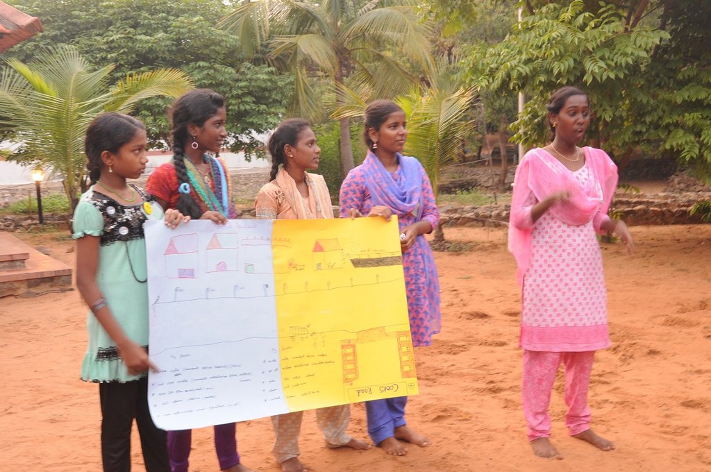 Food for 500 children in our art camps in India