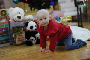 Little Marichka on treatment in Kyiv