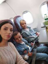 Yulia with her children