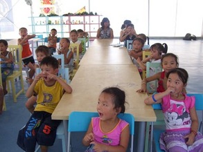 Pre-school in a BigTop in Sichuan