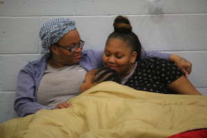 Mother/daughter bedtime