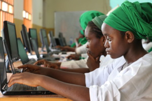 School Girls during Kuje ICT Training