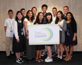 12 students from the US and Japan meet!