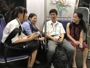Riding the DC Metro together!