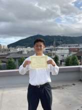 Holding the completion certificate