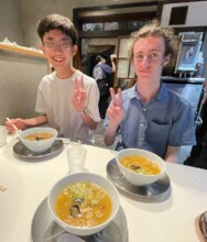 Enjoying Yummy Food