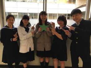 Komatsugawa HS students loved the notes & letters