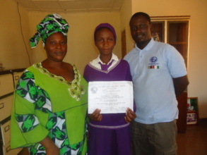 Beneficiary girl, GEM Board secretary & Principal