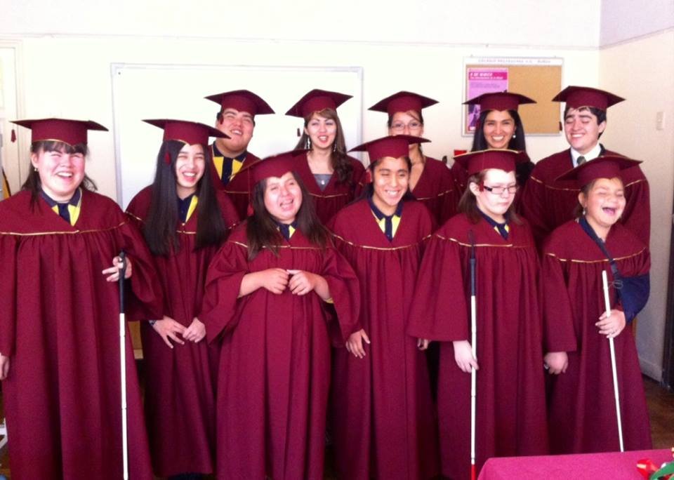 Send 25 multidisabled students to school in Chile