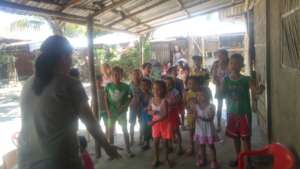Our enthusiastic teacher and energetic kids