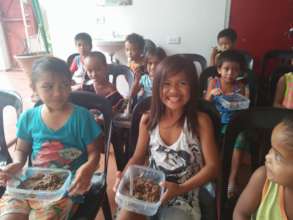 Feeding at Tacloban City