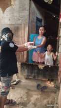 A Kid in Antipolo excited to receive his meal