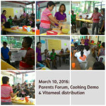 Forum with Parents at Taytay Elementary School