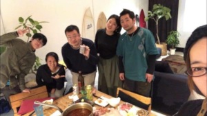 Party at our guesthouse!!