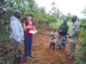 Farmers with supporters
