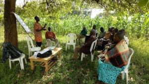 Training the farmers in permaculture