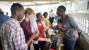 Team in Tanzania representing at a Kaleidoskop