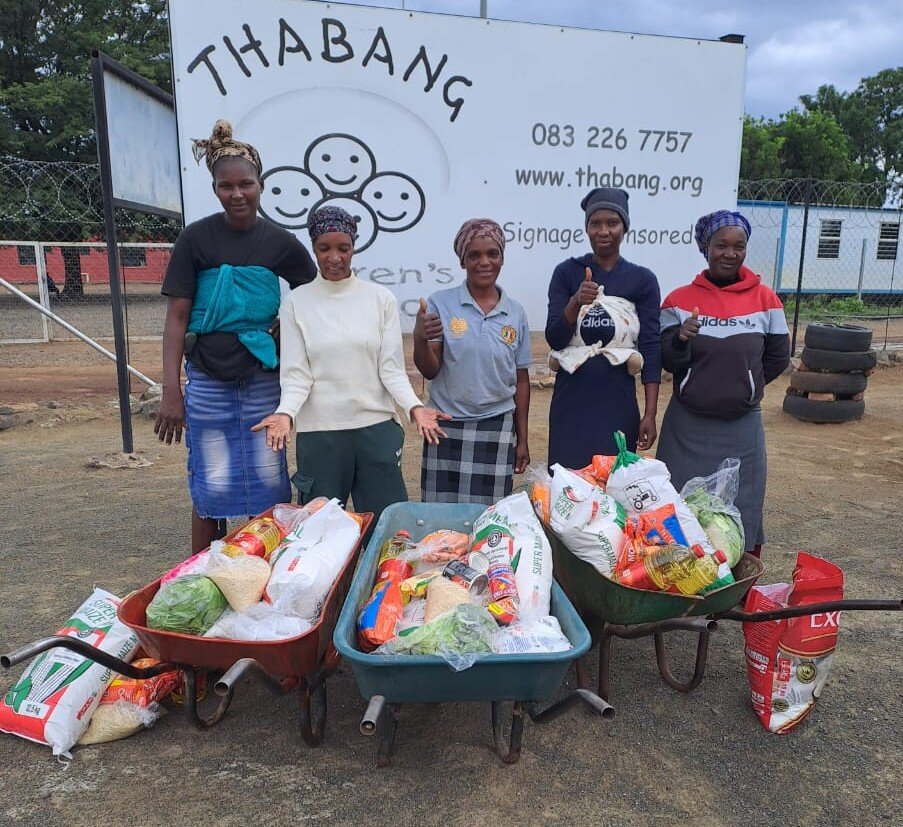 Pic 5, Food parcels for vulnerable households