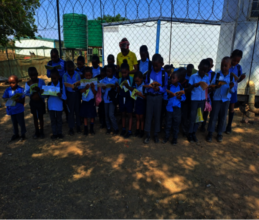 Pic 2, Every child received their own book
