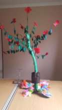 Sculptures made from recyclable materials
