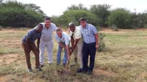 Hand over of construction site