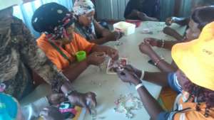 Parents & Guardians doing craft