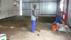 A new floor for Drop in Centre