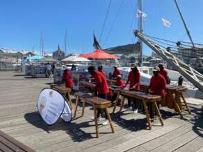 Performing at the V and A Waterfront
