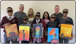 Pic 3. Paintings for scatter cushion project