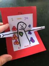 Special cards made at Arty Party