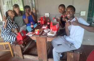 Pic 6, Thabang students meeting up