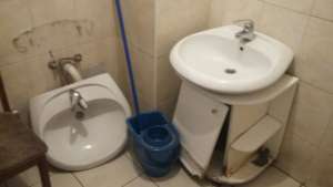 Bathroom in Safe House that needs maintenace