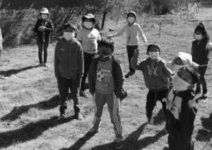 The first group of kids at the new Picaflor House!