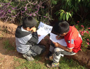 Playing an English Language "Treasure Hunt"