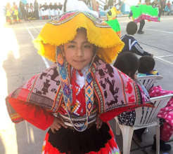 Dressed for traditional dancing