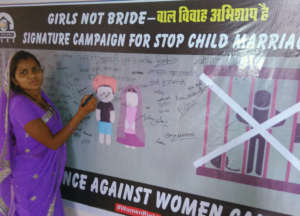 signature campaign for stop child marriage
