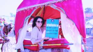 tourist appeal ''stop violence against women'