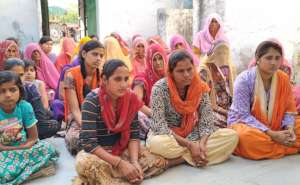 Women & Girl Participating in Workshop!