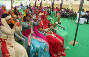 Women participated in the women day program