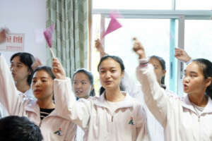 High school meeting with SOAR Volunteers