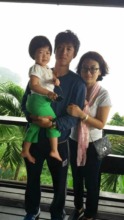 Xiaojie and her family in Beijing, 2015