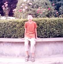Yapend as a Middle School Boy in his Hometown